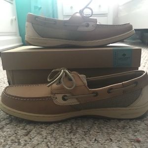 Bluefish 2 eye linen/ oat boat shoes